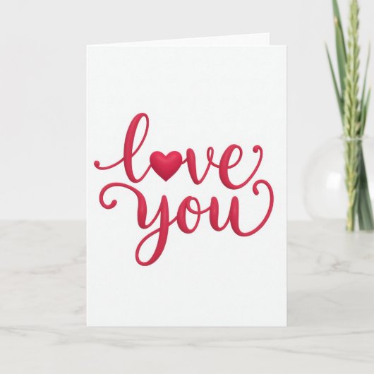 Liefdevolle Hart Kaart (Voorkant)