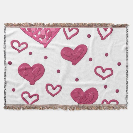 Liefdevolle Harten Deken (Voorkant)