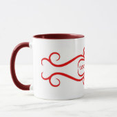 Liefdevolle Hartjes Deco Mok (Links)