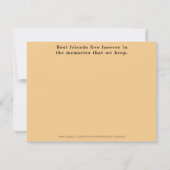 Liefdevolle herinnering aan een Wenskaart Kaart (Achterkant)