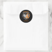 Liefdevolle herinnering aan Godfather-leukemie Ronde Sticker (Tas)