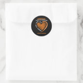 Liefdevolle herinnering aan mijn kleinzoon leukemi ronde sticker (Tas)