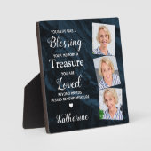 Liefdevolle Herinnering Gepersonaliseerd 3 Foto Bl Fotoplaat (Voorkant)