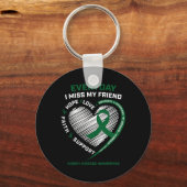 Liefdevolle herinnering geschenken Miss My Friend  Sleutelhanger (Voorkant)
