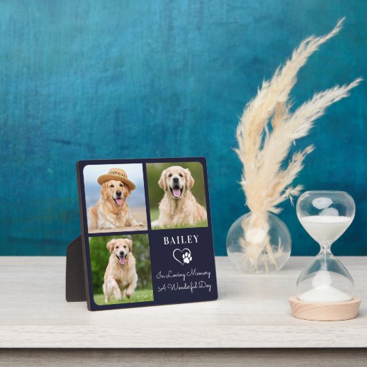 Liefdevolle Herinnering Huisdier Hond Herdenkings  Fotoplaat (Insitu)