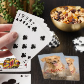 Liefdevolle Hondenfoto Persoonlijk  Pokerkaarten (Insitu)