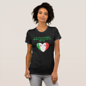 Liefdevolle Italiaanse Moeder Omhelzing Is Thuis D T-shirt (Voorkant volledig)