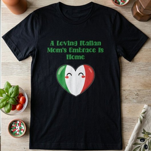 Liefdevolle Italiaanse Moeder Omhelzing Is Thuis D T-shirt