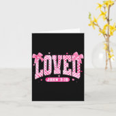 Liefdevolle John 3 16 Christelijke Liefde Valentij Kaart (Gele Bloem)