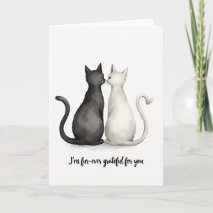 Liefdevolle Katten Waterverfkaart Kaart