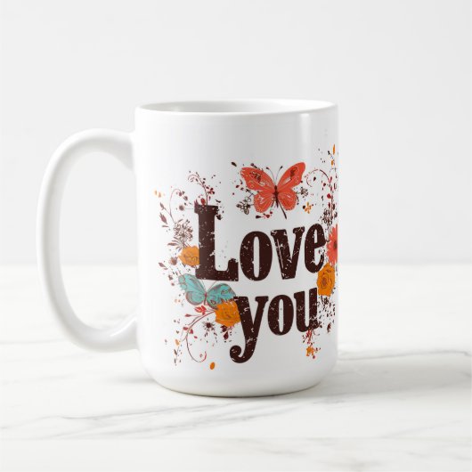Liefdevolle Keramische Mok (Links)