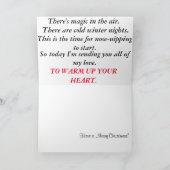 Liefdevolle kerst Kaart (Binnen)