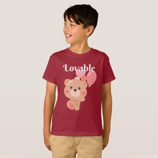 Liefdevolle Kinderen Basic T-shirt (Voorkant volledig)