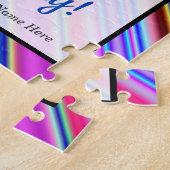 Liefdevolle, Kleurrijke 79e Verjaardagspuzzel Legpuzzel (Zijkant)