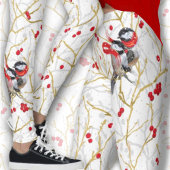 Liefdevolle Knuffelen Chickadees Paar Leggings