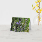 Liefdevolle Lavendel.... Kaart (Gele Bloem)