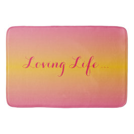 Liefdevolle levensmat badmat