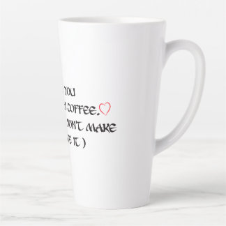 Liefdevolle liefde koffie latte mok