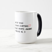 Liefdevolle liefde koffie mok (Voorkant rechts)