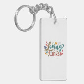 Liefdevolle Links Sleutelhanger (Voorkant Links)