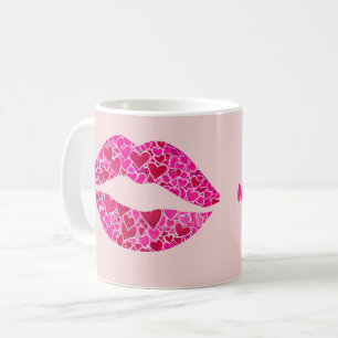 Liefdevolle lippen 01 MWAAA! Koffiemok