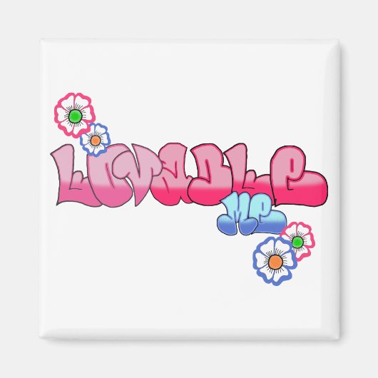 Liefdevolle Me Koelkast Magnet (Voorkant)