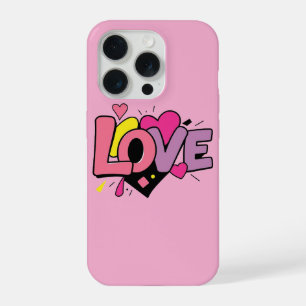 Liefdevolle moderne aquarel kunstzinnige Valentijn iPhone 15 Pro Case