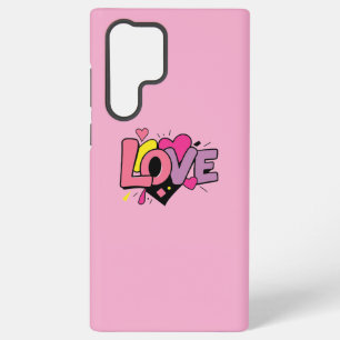 Liefdevolle moderne aquarel kunstzinnige Valentijn Samsung Galaxy Hoesje