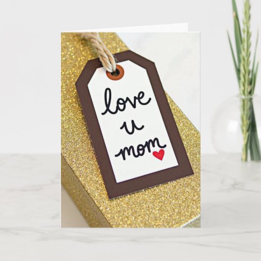 Liefdevolle moeder cadeaukaart kaart (Voorkant)