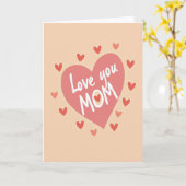 Liefdevolle Moeder Hartverwarmende Scène Kaart (Gele Bloem)