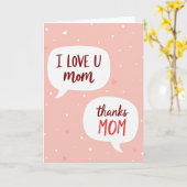 Liefdevolle Moeder Illustratiekaart Kaart (Gele Bloem)