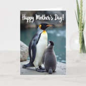 Liefdevolle Moeder Vogel Scene Kaart (Voorkant)