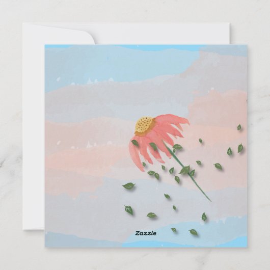 Liefdevolle Moederdag met een baby Feestdagenkaart (Achterkant)