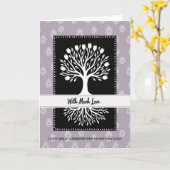 Liefdevolle Moederdagkaart met Witte Boom Kaart (Gele Bloem)