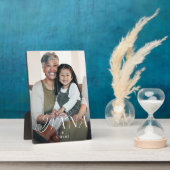 Liefdevolle Nana Kleinkind Foto Geschenk Fotoplaat (Zijkant)