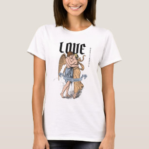 Liefdevolle Omhelzing – Illustratie van Romantisch T-shirt