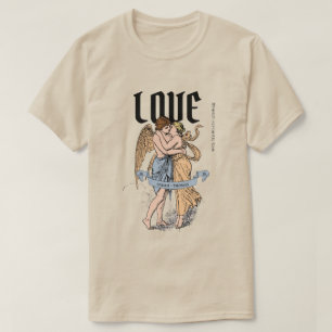 Liefdevolle Omhelzing – Illustratie van Romantisch T-shirt