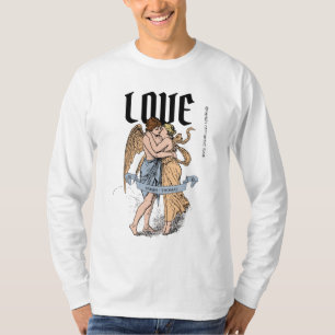 Liefdevolle Omhelzing – Illustratie van Romantisch T-shirt