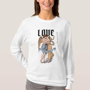 Liefdevolle Omhelzing – Illustratie van Romantisch T-shirt