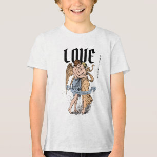Liefdevolle Omhelzing – Illustratie van Romantisch Tri-Blend Shirt