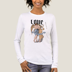 Liefdevolle omhelzing – Illustratie van romantisch Tri-Blend Shirt