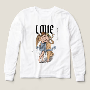 Liefdevolle omhelzing – Romantische illustratie va