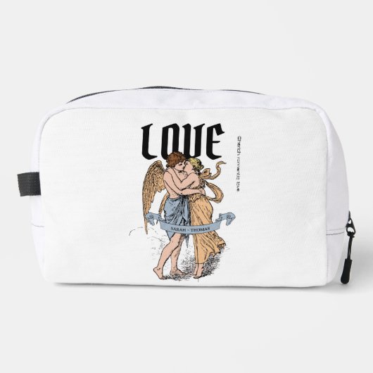 Liefdevolle omhelzing – Romantische illustratie va Toilettasje (Voorkant)