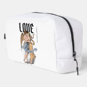 Liefdevolle omhelzing – Romantische illustratie va Toilettasje (Rechterhoek)