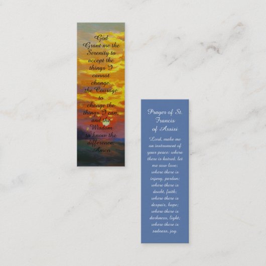 Liefdevolle Overleden Boek Merk Gebedskaart Contactkaartje (Voorkant / Achterkant)