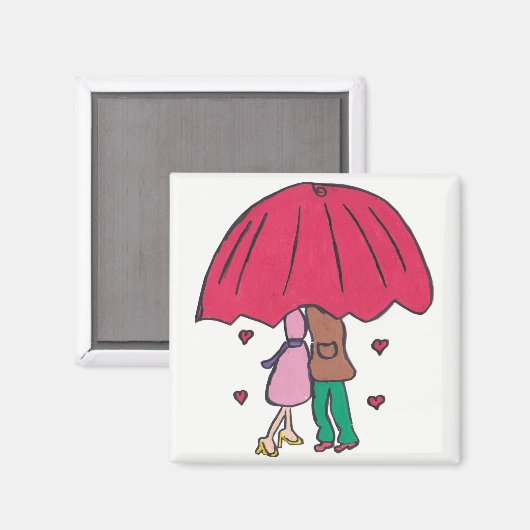 liefdevolle paar magneet (Voorkant / Achterkant)