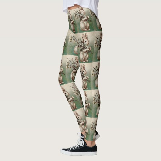 Liefdevolle Paaskonijn Leggings (Links)
