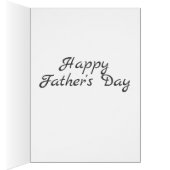 Liefdevolle Papa Beer met baby beer Vaderdag (Binnen (Rechts))