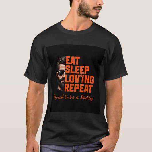 Liefdevolle papa T-shirt (Voorkant)