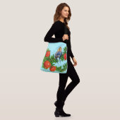 liefdevolle paraketten crossbody tas (Op model)